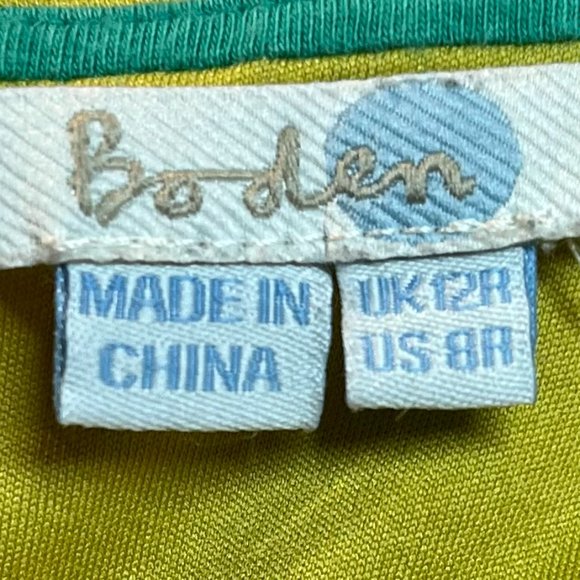 Boden Sarah Ponte Knit Dress in Mustard Yellow Green Size US 8R - Picture 5 of 8